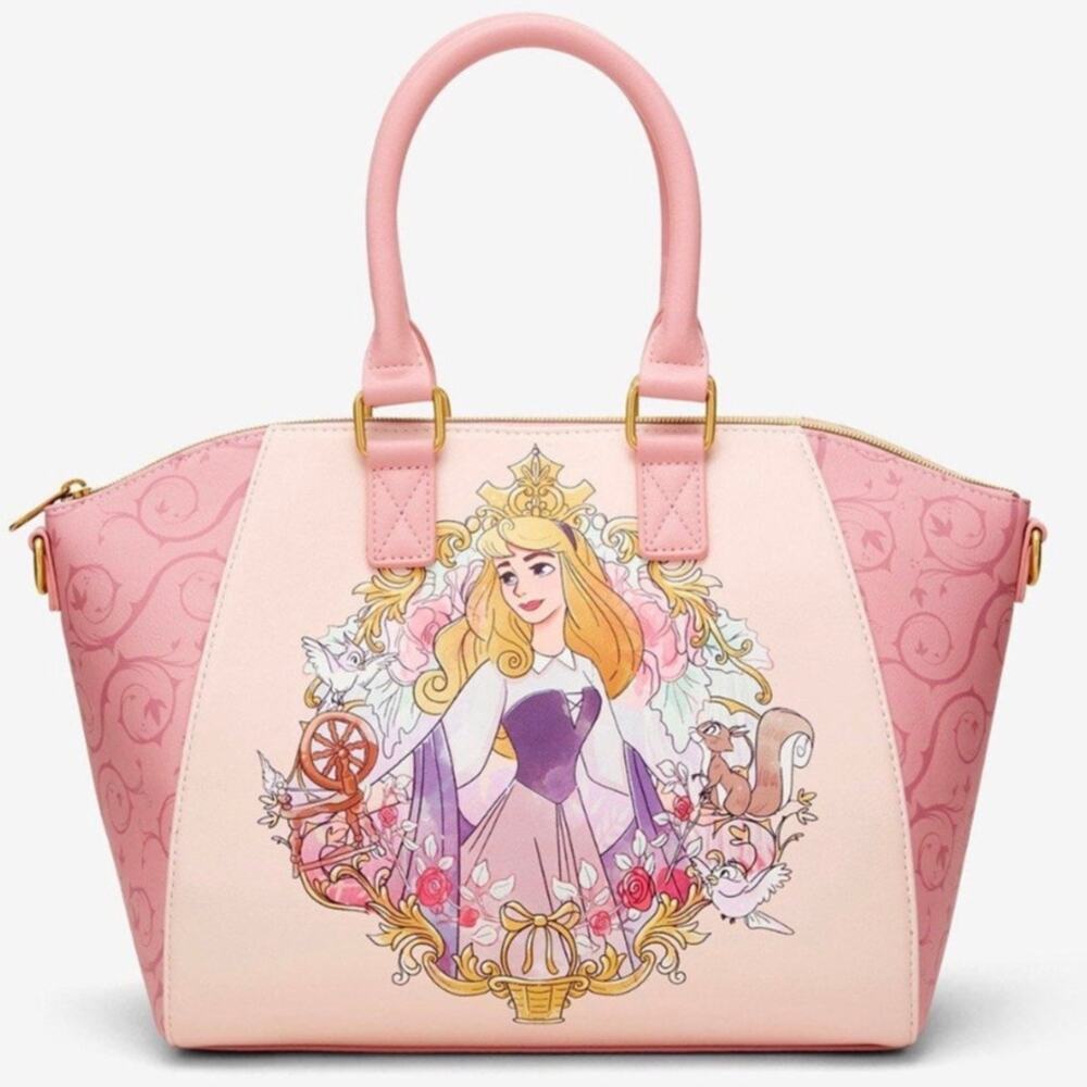 Loungefly Disney Sleeping Beauty Icon Frame Satchel/crossbody Bag NWT